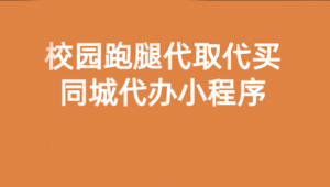 2024校园跑腿代办同城闪送小程序+论坛+骑手-shaocun资源站