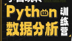 小白玩转Python数据分析训练营-shaocun资源站