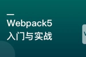 Webpack5 入门与实战，前端开发必备技能（完结无密）-shaocun资源站