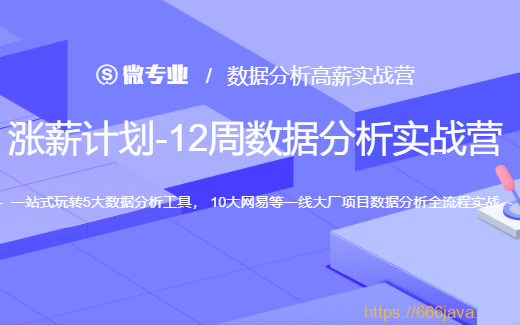 网易-涨薪计划12周数据分析实战营|2022年|价值6698元|重磅首发|无秘包更新-shaocun资源站