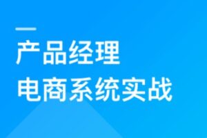 产品经理电商系统实战，全面掌握前后端设计精髓 | 12章 | 高清无密-shaocun资源站