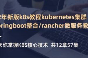 小滴课堂 – 新版容器编排k8s最佳实践kubernetes+Rancher2.x-第一季 | 完结无密-shaocun资源站