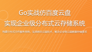 2024 Go实战仿百度云盘 实现企业级分布式云存储系统-shaocun资源站