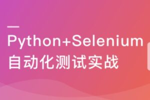 Selenium3 与 Python3 实战 Web自动化测试框架-shaocun资源站