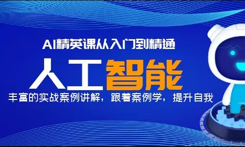 《AI精英课从入门到精通》丰富的实战案例讲解-跟着案例学，提升自我-shaocun资源站