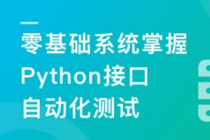 轻松掌握Python+主流测试框架，快速转型自动化测试（网盘完结无密）-shaocun资源站