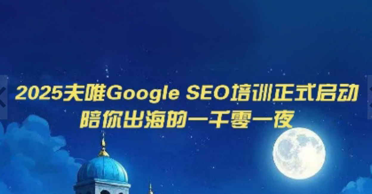 2025 夫唯Google SEO 培训课程|shaocun资源站