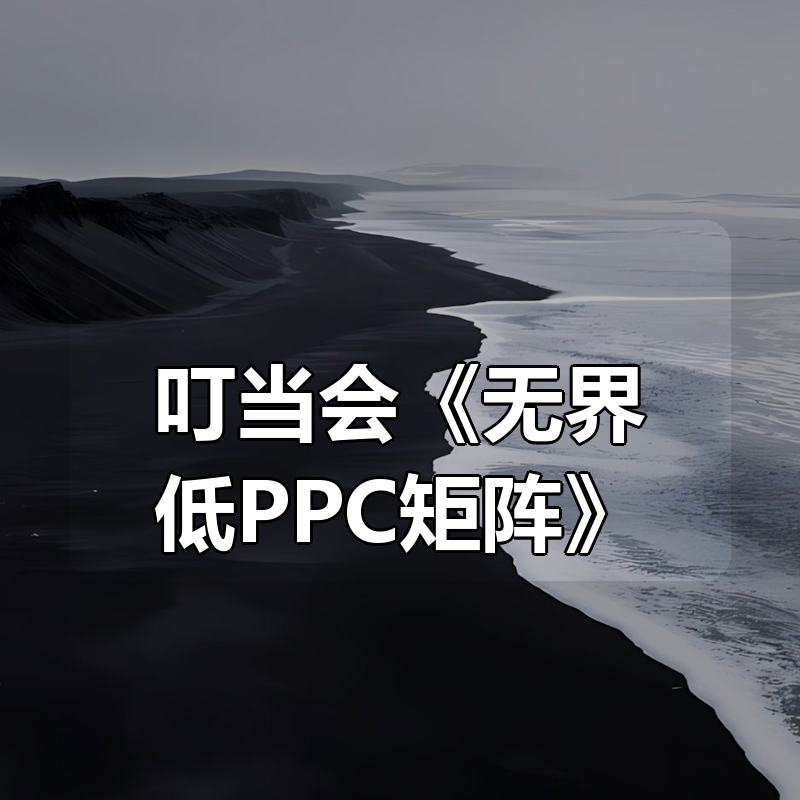 叮当会《无界低PPC矩阵》|shaocun资源站 - 你的知识成长补给站