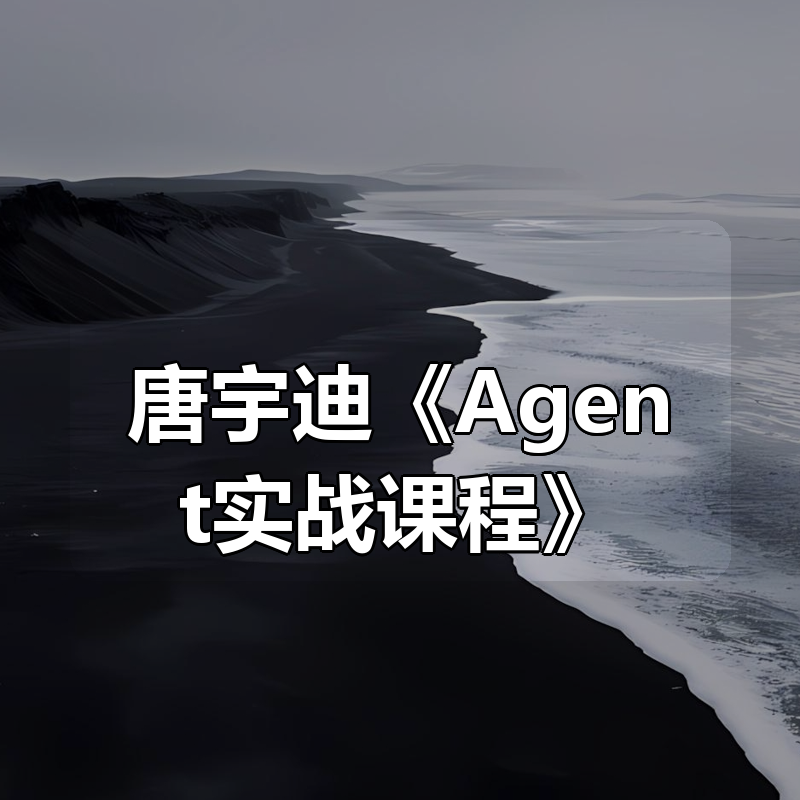 唐宇迪《Agent实战课程》|shaocun资源站 - 你的知识成长补给站