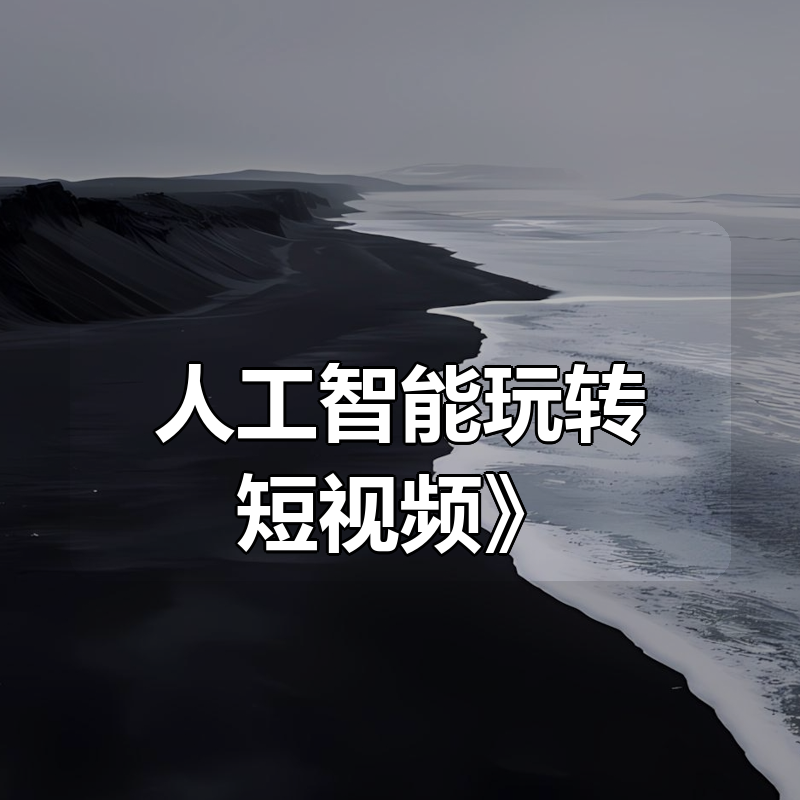 女黑克Mia《利用人工智能玩转短视频》|shaocun资源站 - 你的知识成长补给站