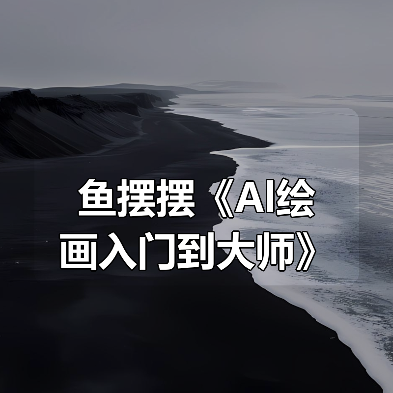 鱼摆摆《Al绘画入门到大师》|shaocun资源站 - 你的知识成长补给站