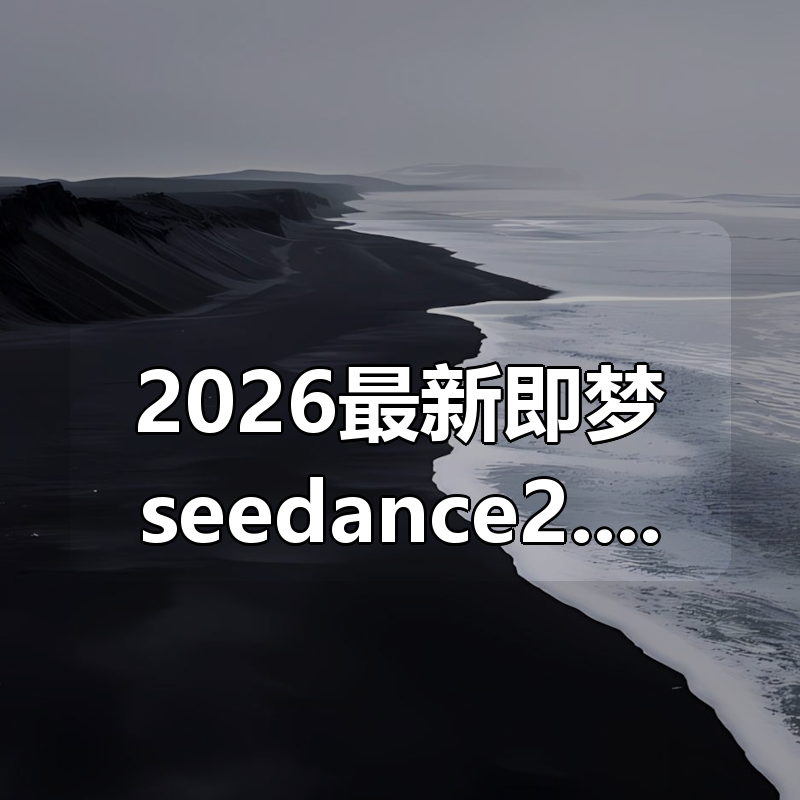 2026最新即梦seedance2.0保姆级教程|shaocun资源站 - 你的知识成长补给站