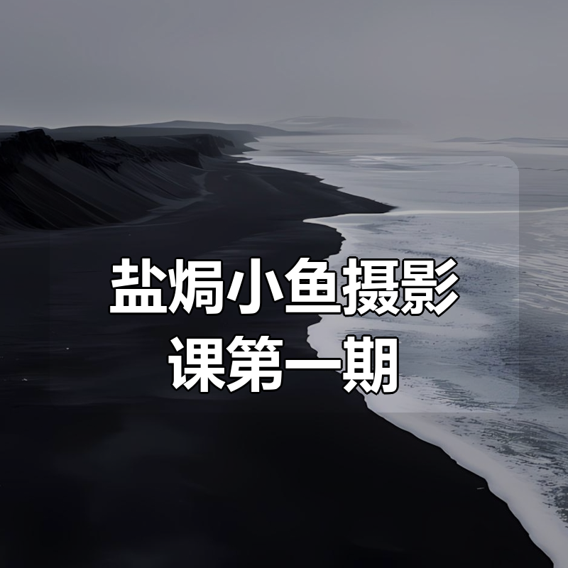 盐焗小鱼摄影课第一期|shaocun资源站 - 你的知识成长补给站