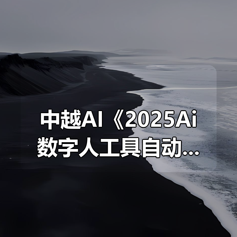 中越AI《2025Ai数字人工具自动获客》|shaocun资源站 - 你的知识成长补给站