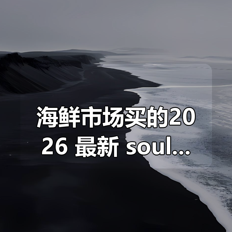 海鲜市场买的2026 最新 soul 引流文案人设图|shaocun资源站 - 你的知识成长补给站