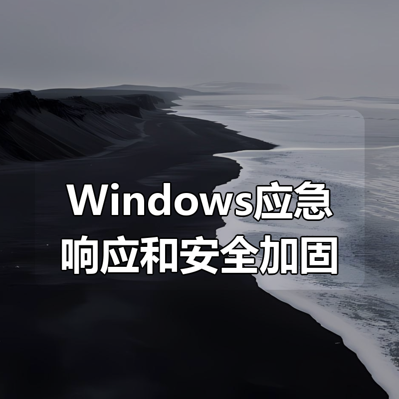 Windows应急响应和安全加固|shaocun资源站 - 你的知识成长补给站