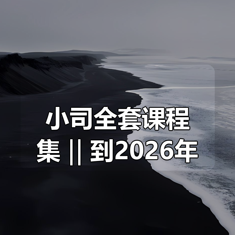 小司全套课程集 ‖ 更新到2026年|shaocun资源站 - 你的知识成长补给站
