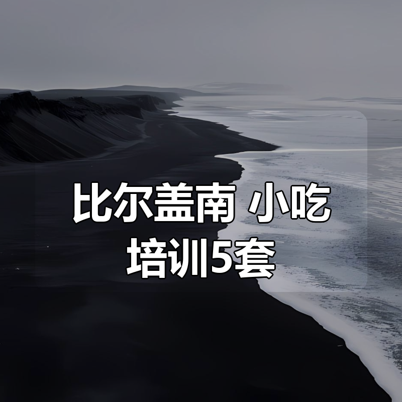 比尔盖南 小吃培训5套合集|shaocun资源站 - 你的知识成长补给站