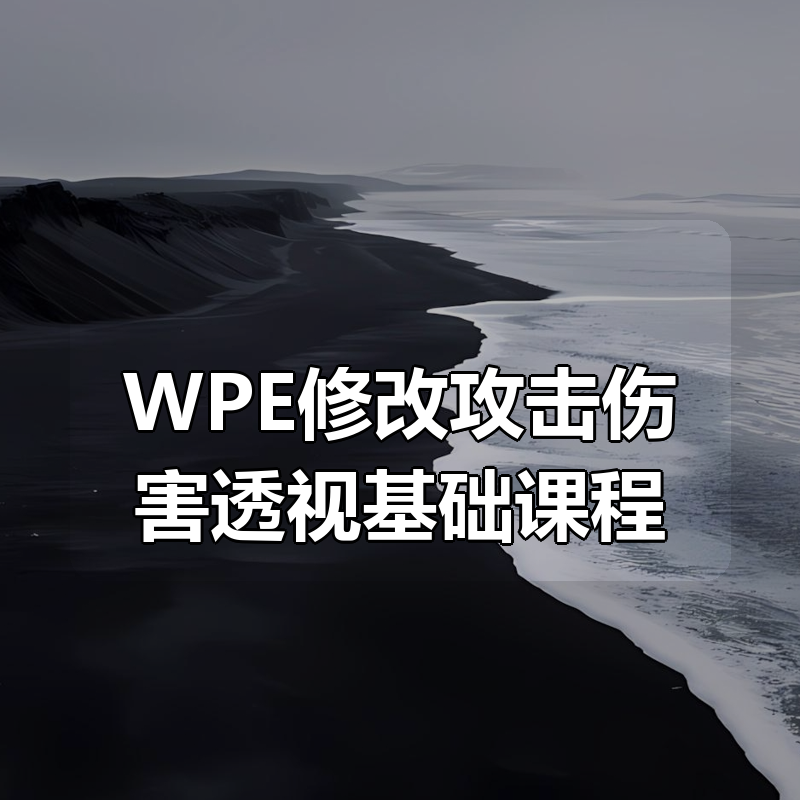 WPE修改攻击伤害透视基础课程（小白一定要仔细多看几遍）|shaocun资源站 - 你的知识成长补给站