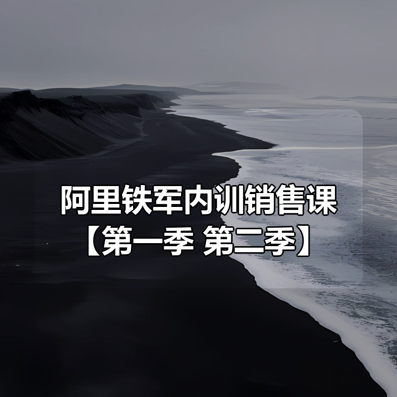阿里铁军内训销售课【第一季 第二季】|shaocun资源站 - 你的知识成长补给站