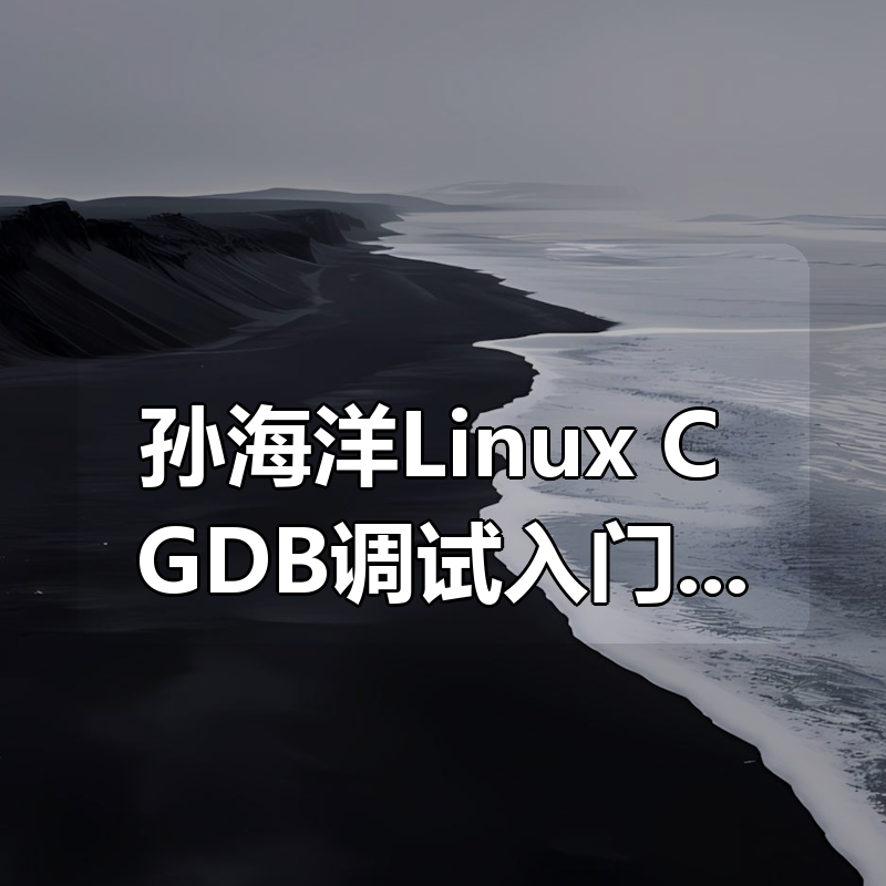 孙海洋Linux C++ GDB调试入门到精通【GDB/内存王牌】|shaocun资源站 - 你的知识成长补给站
