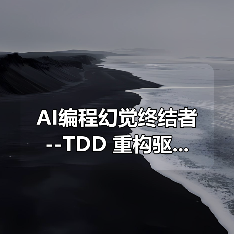 AI编程幻觉终结者--TDD + 重构驱动的单元测试实战课|2026完结