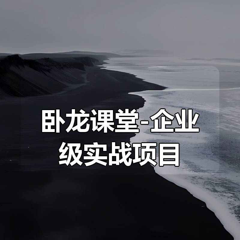 卧龙课堂-企业级实战项目（2025全新录制）|shaocun资源站 - 你的知识成长补给站