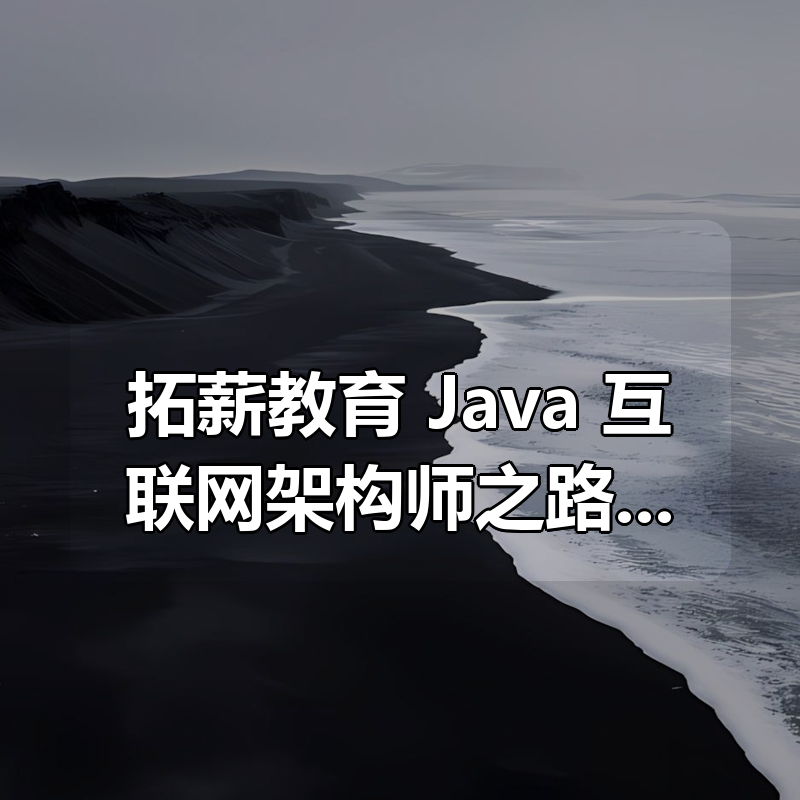 拓薪教育 Java 互联网架构师之路 微服务 高性能 分布式 底层源码 高并发 – 带源码课件|shaocun资源站 - 你的知识成长补给站