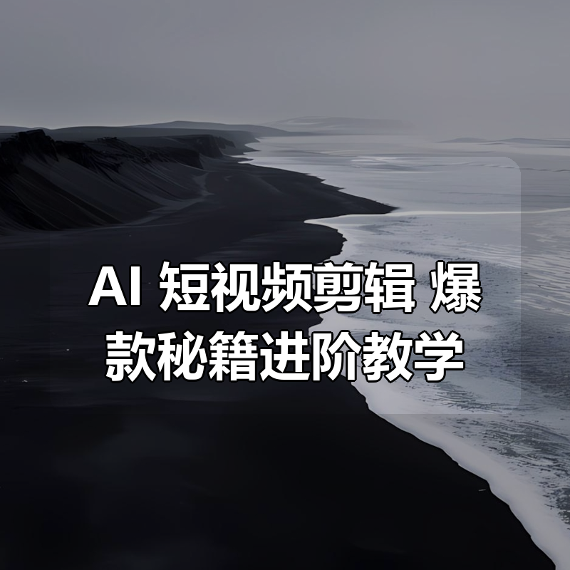 AI+短视频剪辑:爆款秘籍进阶教学
