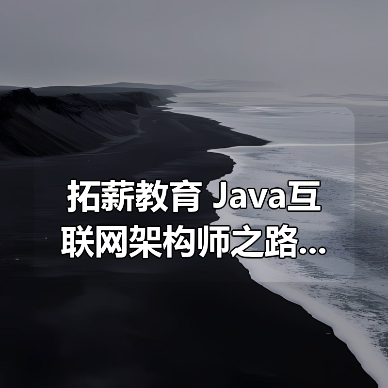 拓薪教育 Java互联网架构师之路 微服务 高性能 分布式 底层源码 高并发 - 带源码课件|shaocun资源站 - 你的知识成长补给站