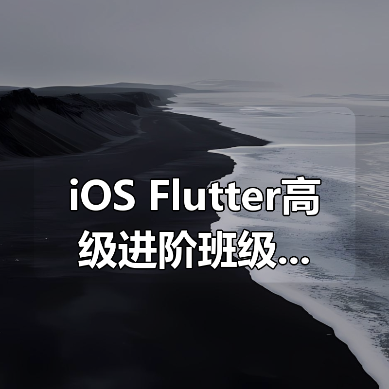 iOS Flutter高级进阶班级 -带源码课件|shaocun资源站 - 你的知识成长补给站