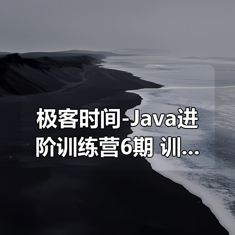 极客时间-Java进阶训练营6期-价值2999元