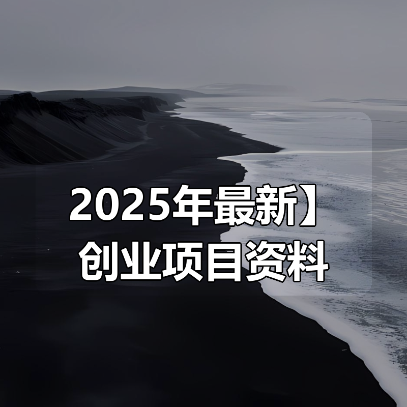 【2025年最新】创业项目资料合集|shaocun资源站 - 你的知识成长补给站