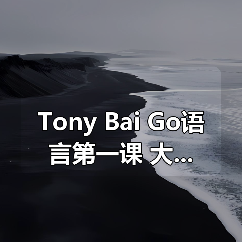 Tony Bai Go语言第一课 大师带路，快速上手Go语言|shaocun资源站 - 你的知识成长补给站