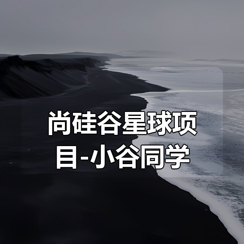 尚硅谷星球项目-小谷同学|shaocun资源站 - 你的知识成长补给站