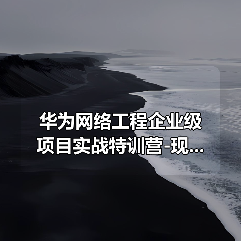 华为网络工程企业级项目实战特训营-现场版 2025年新课程，全套共41节课|shaocun资源站 - 你的知识成长补给站