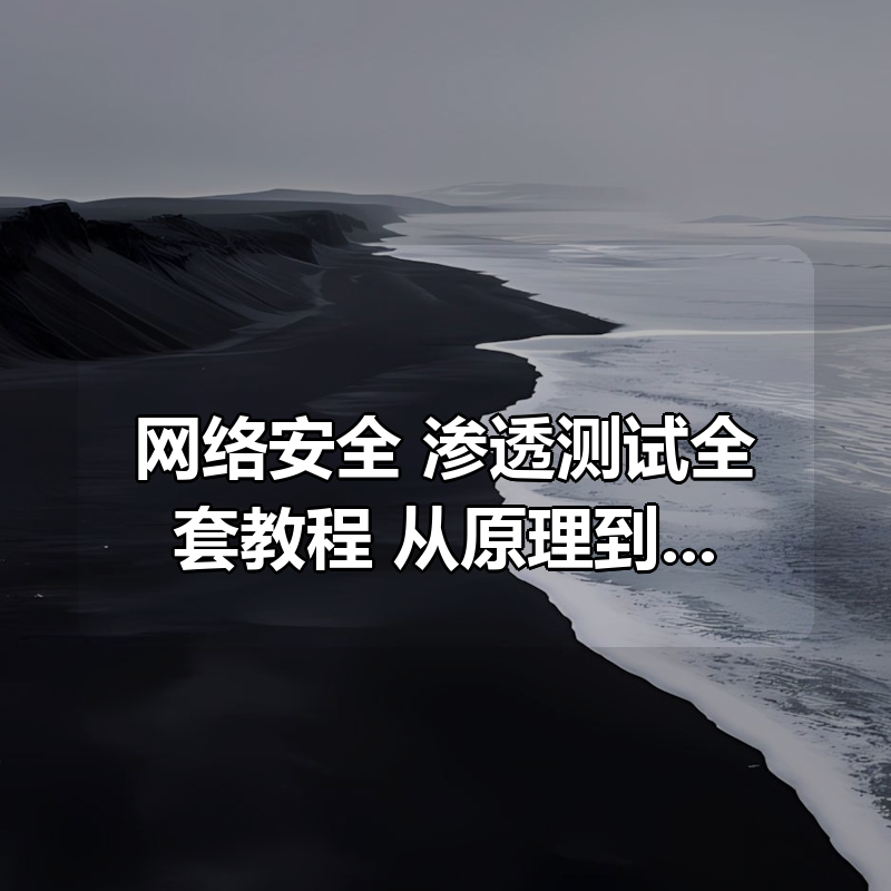 网络安全 渗透测试全套教程 从原理到实战 近200课时|shaocun资源站 - 你的知识成长补给站