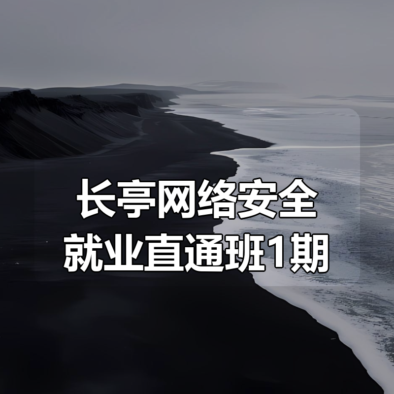 长亭网络安全就业直通班1期（长亭科技）|shaocun资源站 - 你的知识成长补给站