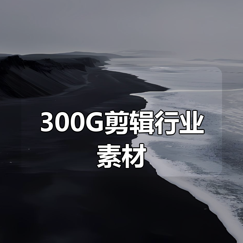 300G剪辑行业素材合集|shaocun资源站 - 你的知识成长补给站