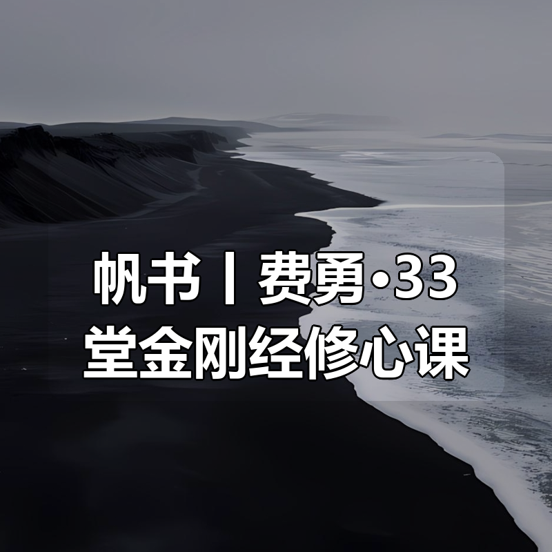 帆书丨费勇·33堂金刚经修心课|shaocun资源站 - 你的知识成长补给站