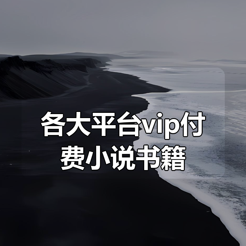 各大平台vip付费小说书籍|shaocun资源站 - 你的知识成长补给站