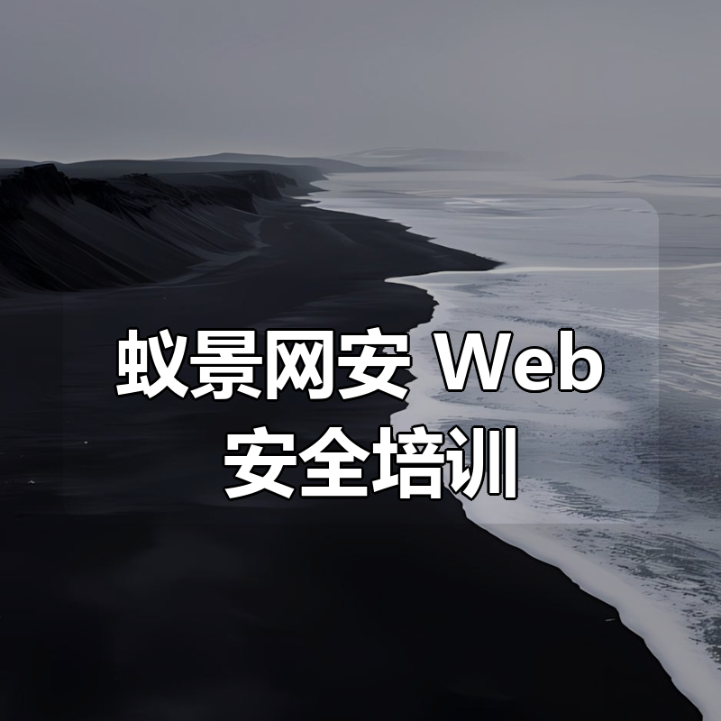 蚁景网安：Web 安全培训（第十七期）|shaocun资源站 - 你的知识成长补给站