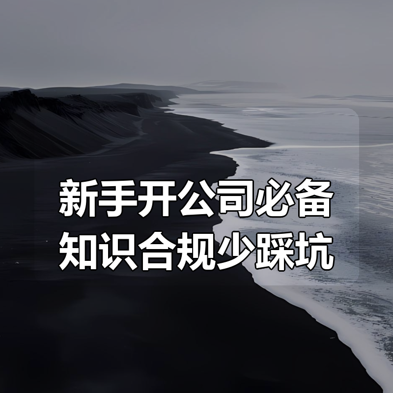 新手开公司必备知识合规少踩坑|shaocun资源站 - 你的知识成长补给站