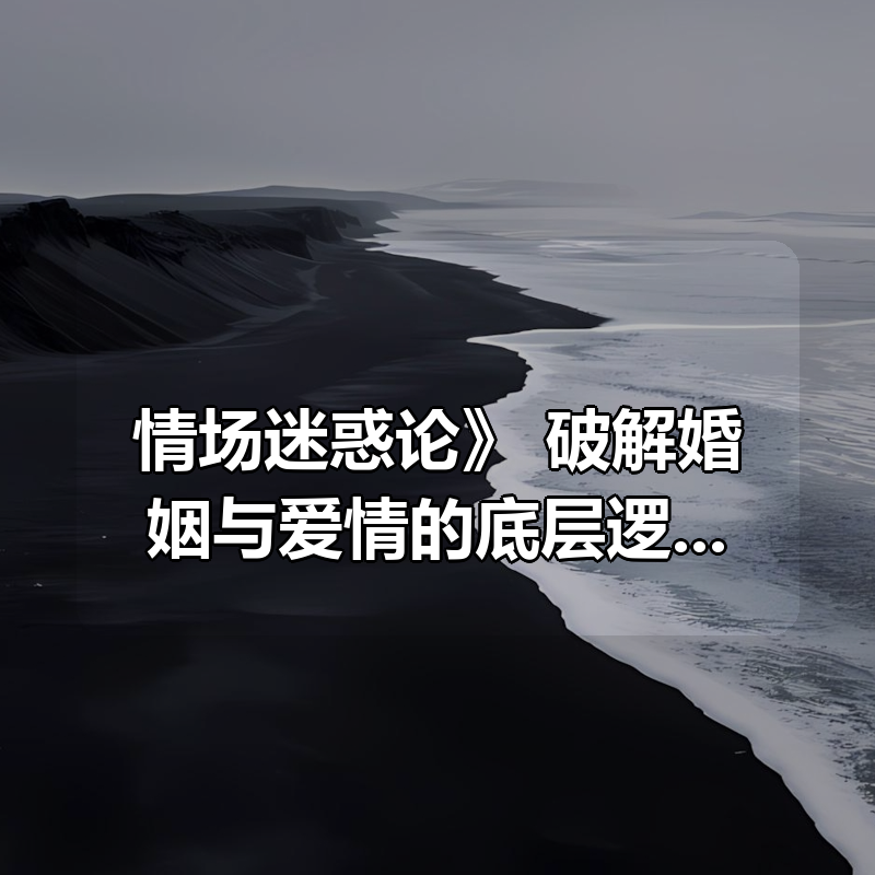 《情场迷惑论》：破解婚姻与爱情的底层逻辑|shaocun资源站 - 你的知识成长补给站