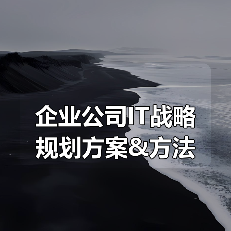 企业公司IT战略规划方案&方法|shaocun资源站 - 你的知识成长补给站