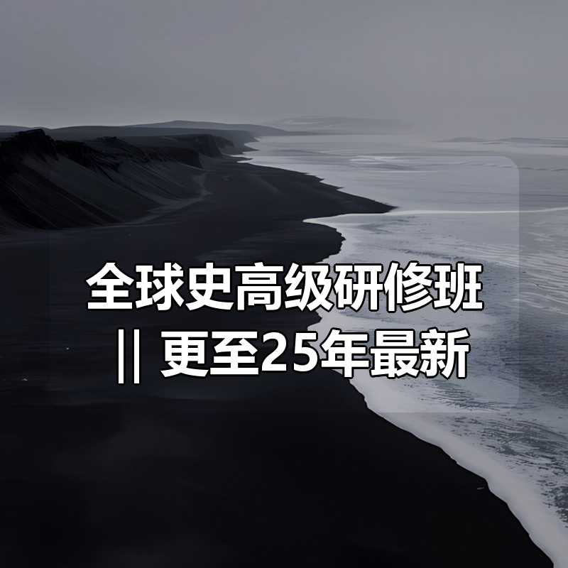 全球史高级研修班 ‖ 更至25年最新|shaocun资源站 - 你的知识成长补给站