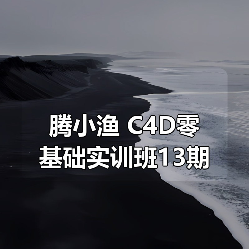 腾小渔 C4D零基础实训班13期|shaocun资源站 - 你的知识成长补给站