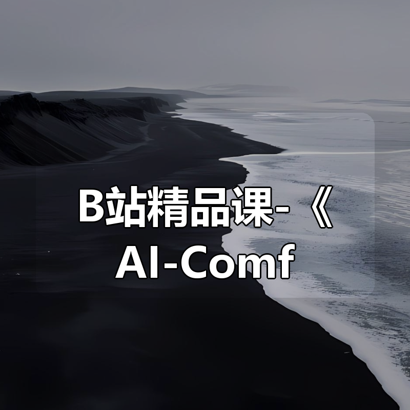 B站精品课-《AI-Comfyui工作流+FLUX模型视频教程合集（附配套课件）》|shaocun资源站 - 你的知识成长补给站