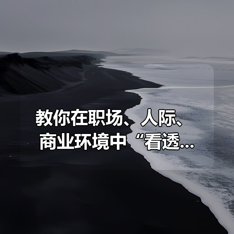 教你在职场、人际、 商业环境中“看透规则、玩转规则”的工具书|shaocun资源站 - 你的知识成长补给站