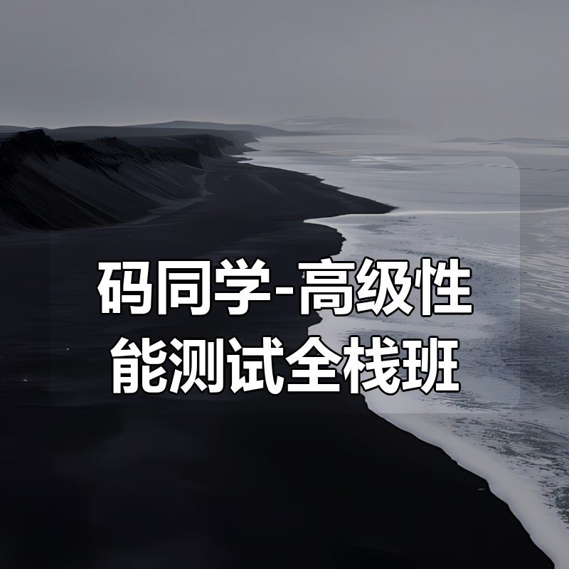 码同学-高级性能测试全栈班|shaocun资源站 - 你的知识成长补给站